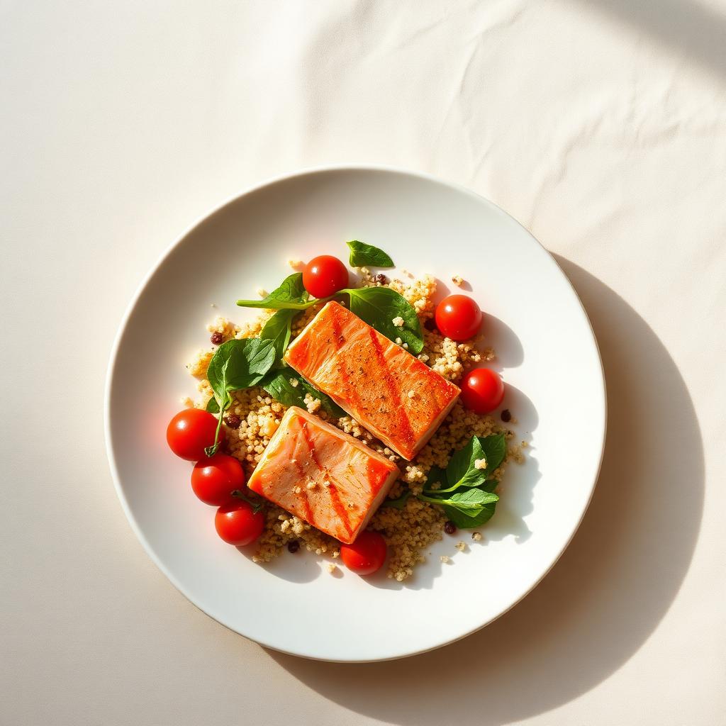 Salad salmon